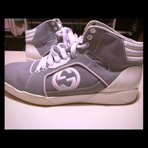 gucci high tops sz 10 1/2